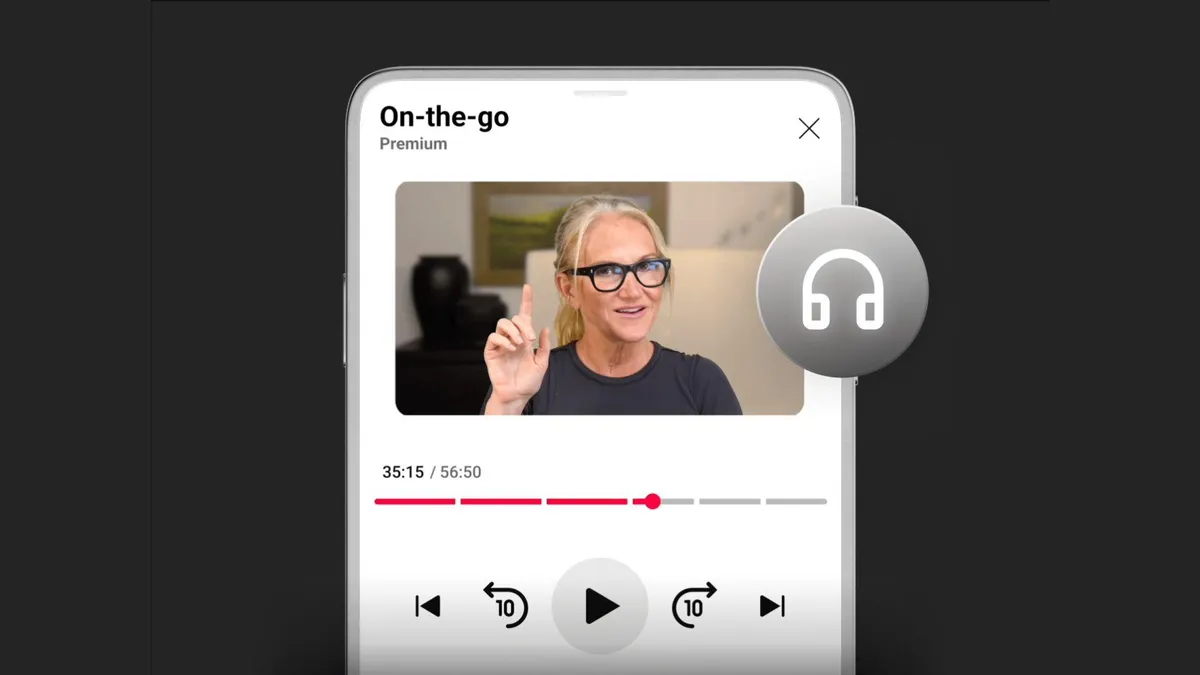 YouTube Premium, 팟캐스트 청취 전용 '온더고 모드' 출시