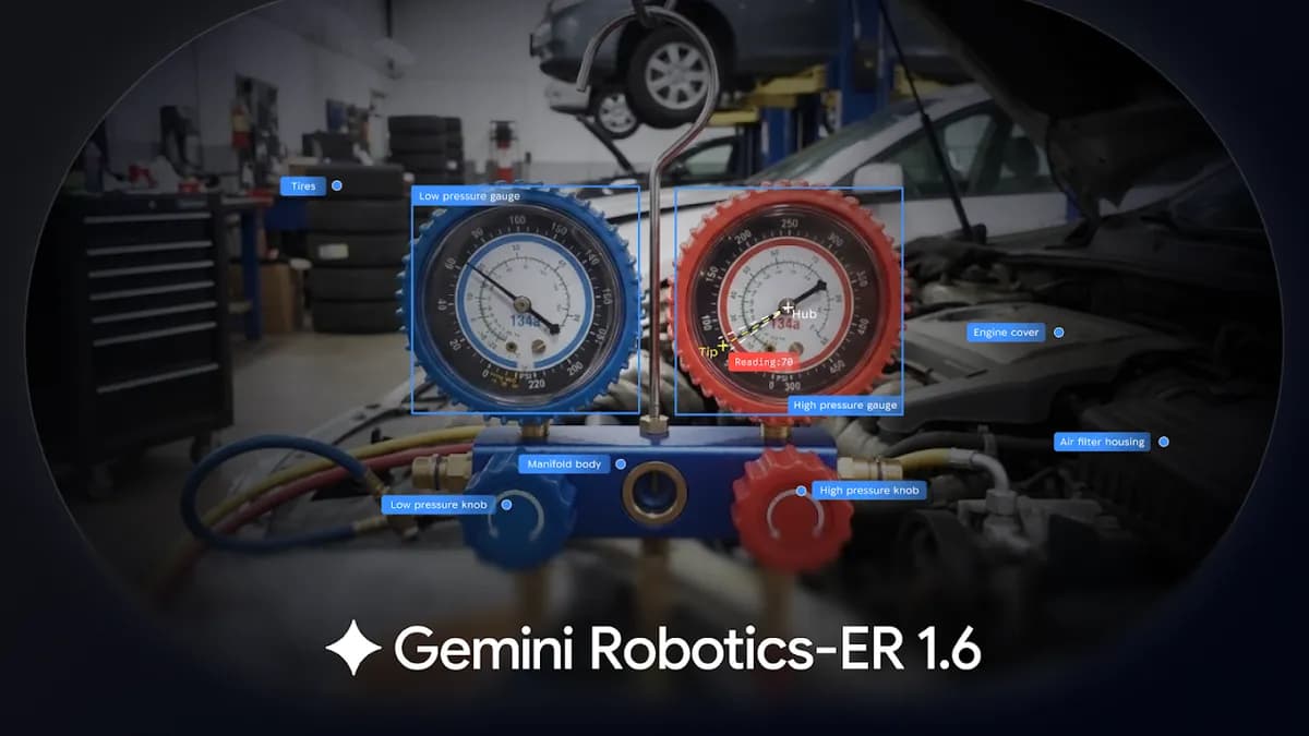 Google DeepMind, Gemini Robotics-ER 1.6 공개 — 공간추론·계기판 판독 강화