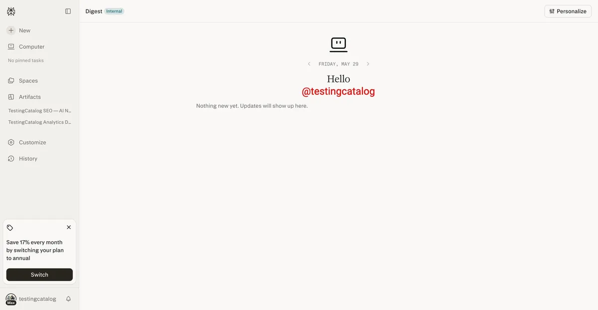 Perplexity, Computer Agent용 일일 다이제스트 테스트 — Slack 전달 계획