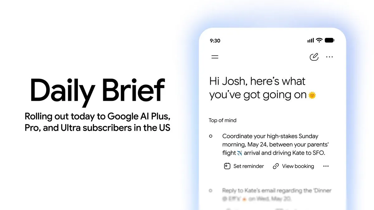 Google AI, Gemini Spark·Daily Brief 발표 — 에이전트 기능 본격화