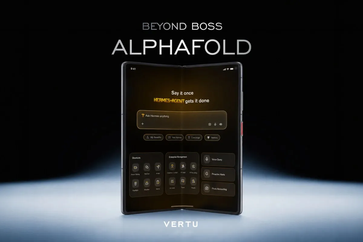 Vertu, CEO 전용 AI 폴더블 출시 — 6,880달러부터