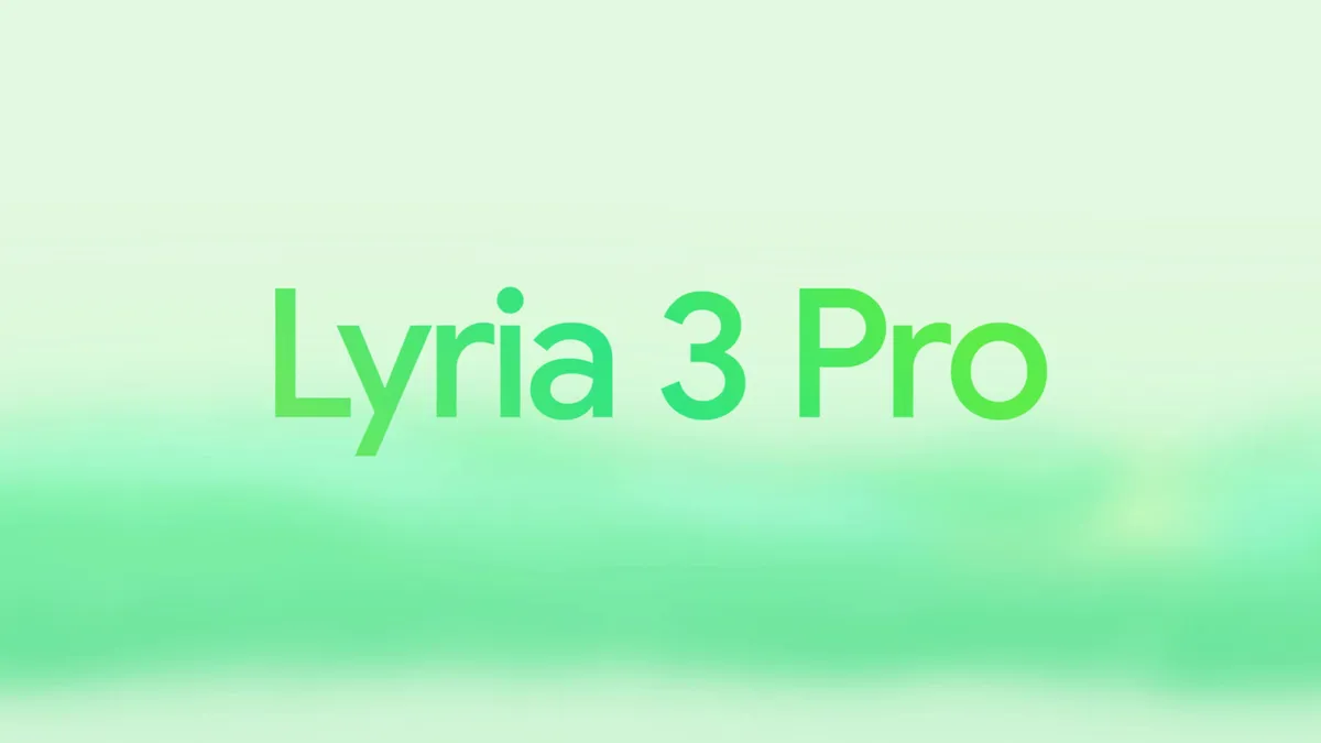 Google DeepMind Lyria 3 Pro — 최대 3분 트랙 생성, 구조 인식 탑재