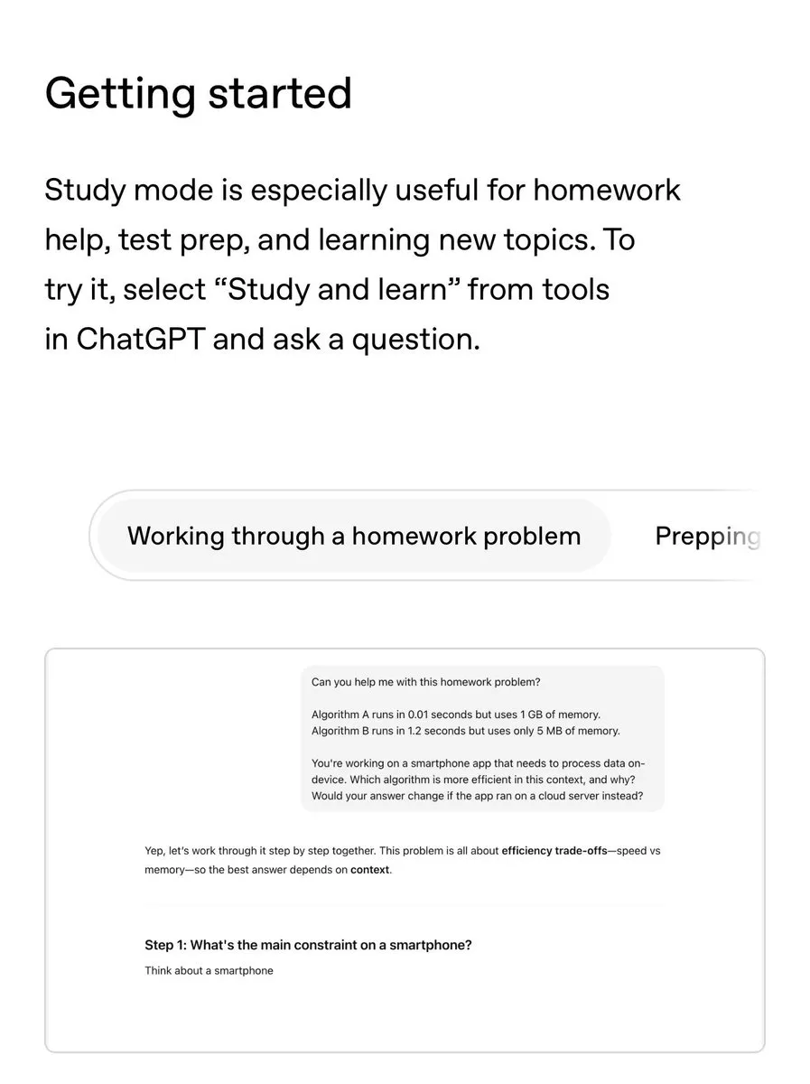 Ethan Mollick "study mode는 툴 메뉴에 있다" — Copilot 논란 반박
