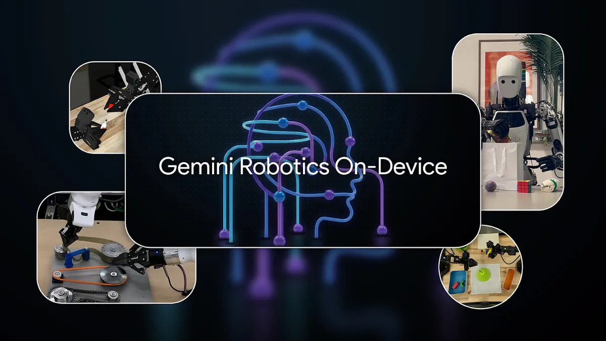 Google DeepMind, Gemini Robotics On-Device 공개 — 로컬 구동 VLA 모델, 50~100 데모로 적응