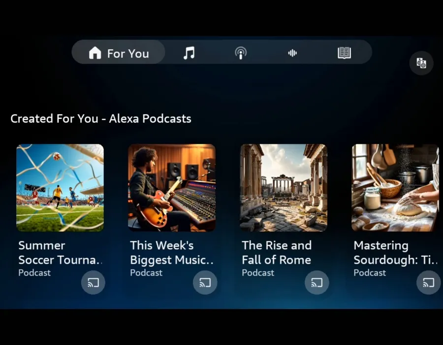 Amazon Alexa Plus, AI 팟캐스트 생성 기능 추가 — 주제·길이 조절 가능