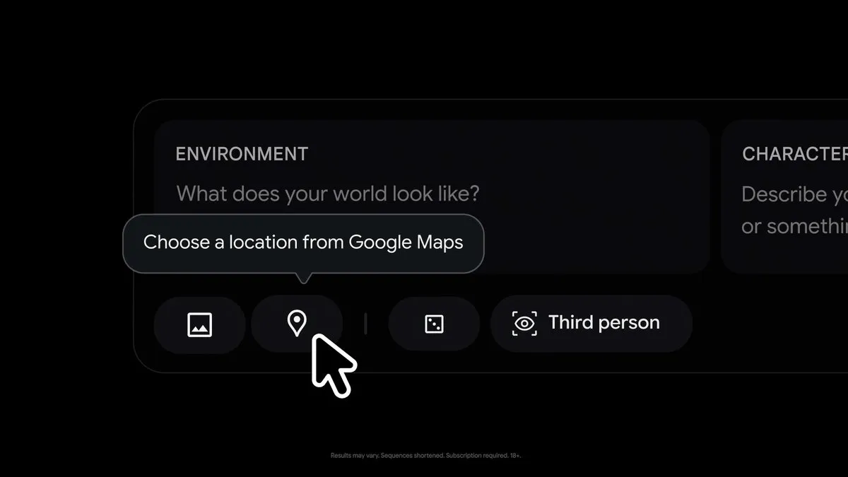 Google DeepMind, Project Genie로 실제 장소를 인터랙티브 월드로 변환