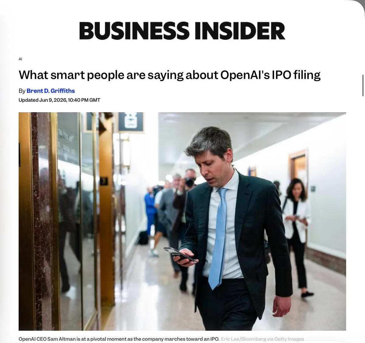 Gary Marcus "OpenAI IPO 신청에 똑똑한 사람들은 뭐라 하나?" — 전환 논쟁 소환