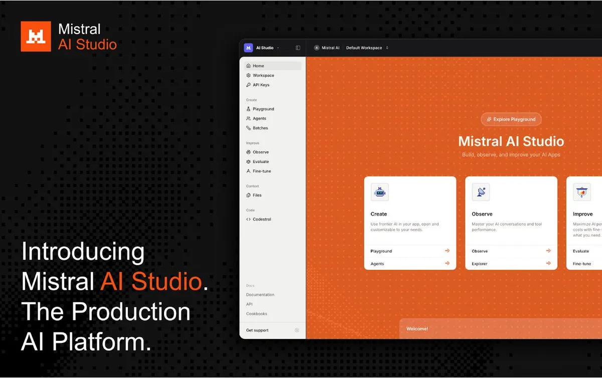 Mistral AI Studio 출시 — 에이전트 프로덕션 플랫폼