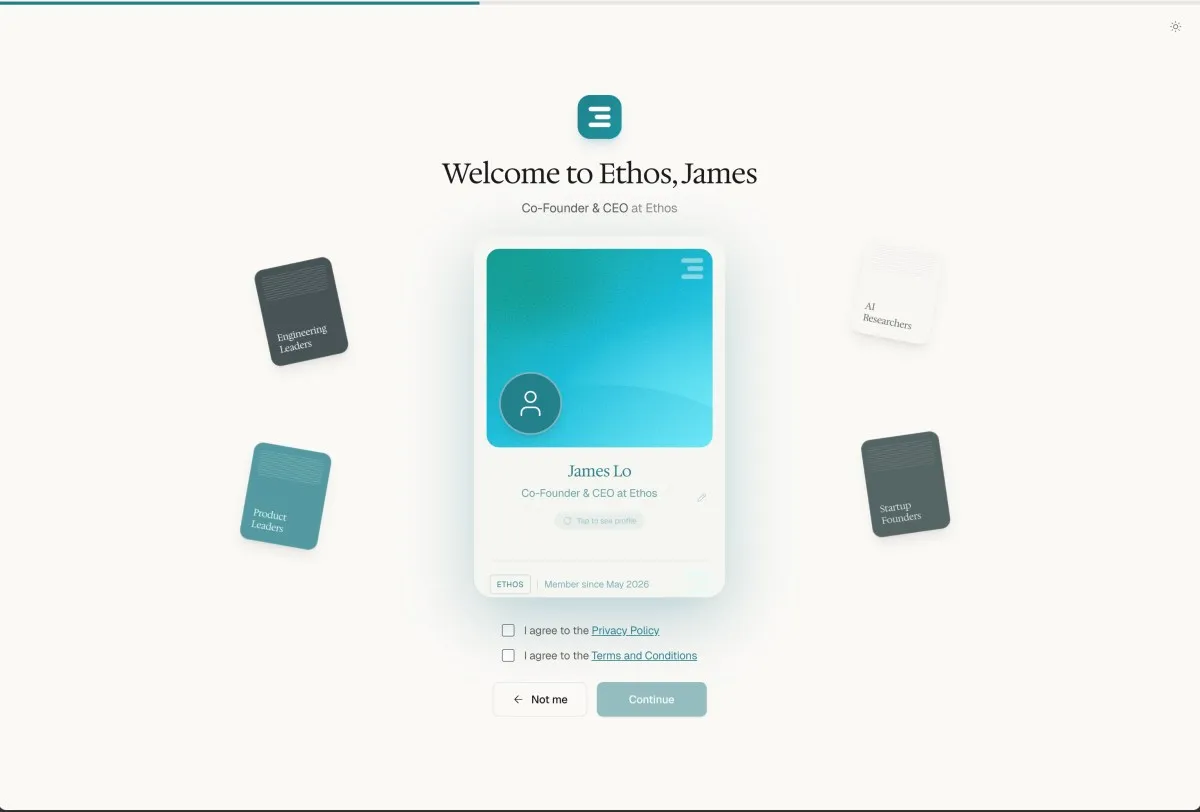 Ethos, a16z 로부터 2,275만 달러 투자 유치 — 주당 3만 5천 명 전문가 온보딩