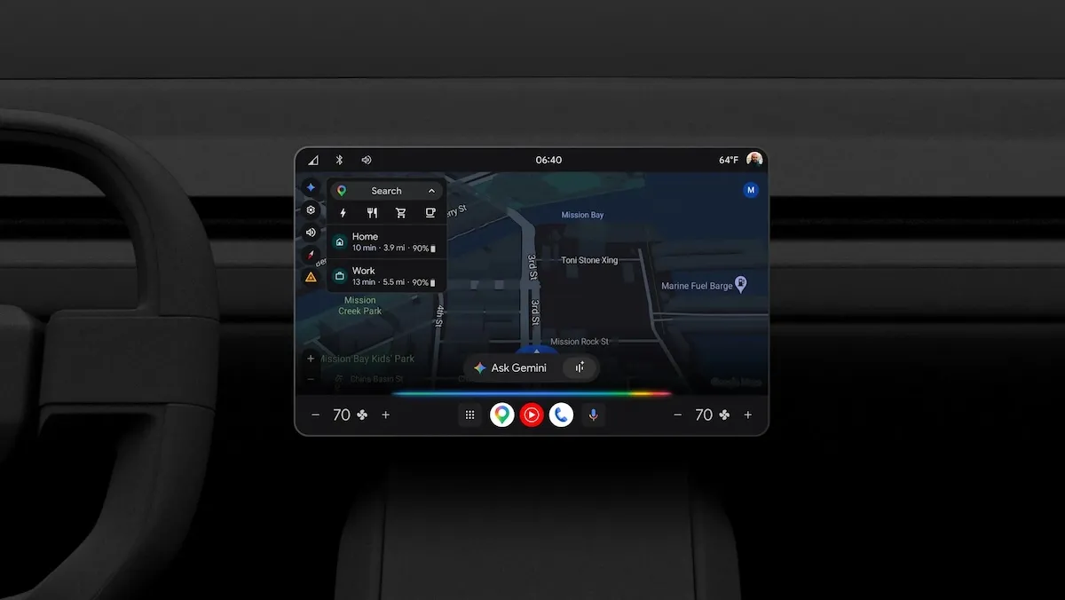 Google Gemini, 수백만 대 차량에 탑재 — Google Assistant 대체