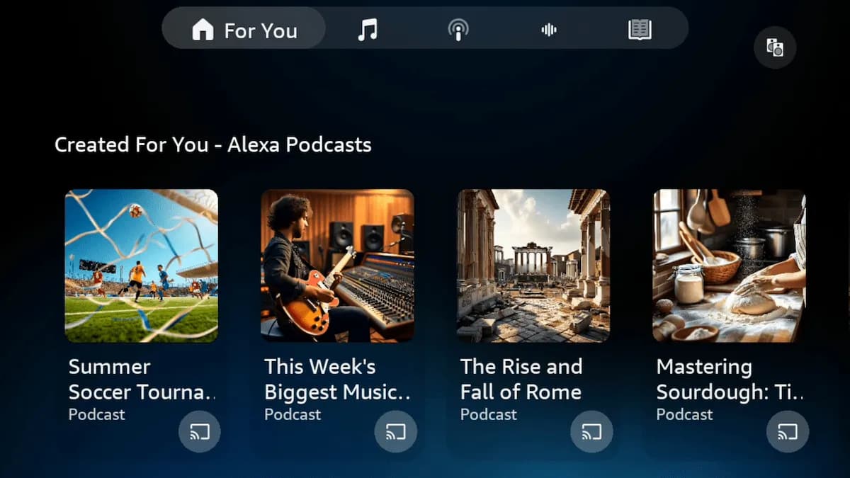 Amazon Alexa+, AI 팟캐스트 생성 기능 추가 — 맞춤형 콘텐츠 플랫폼 확장