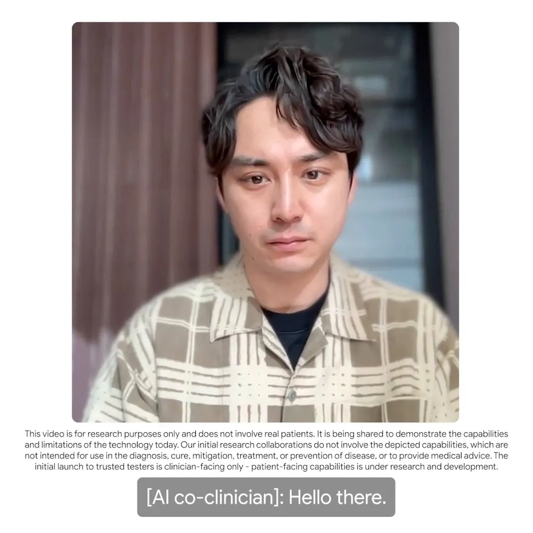 Google DeepMind 'AI 공동 임상의' 연구 이니셔티브 발표