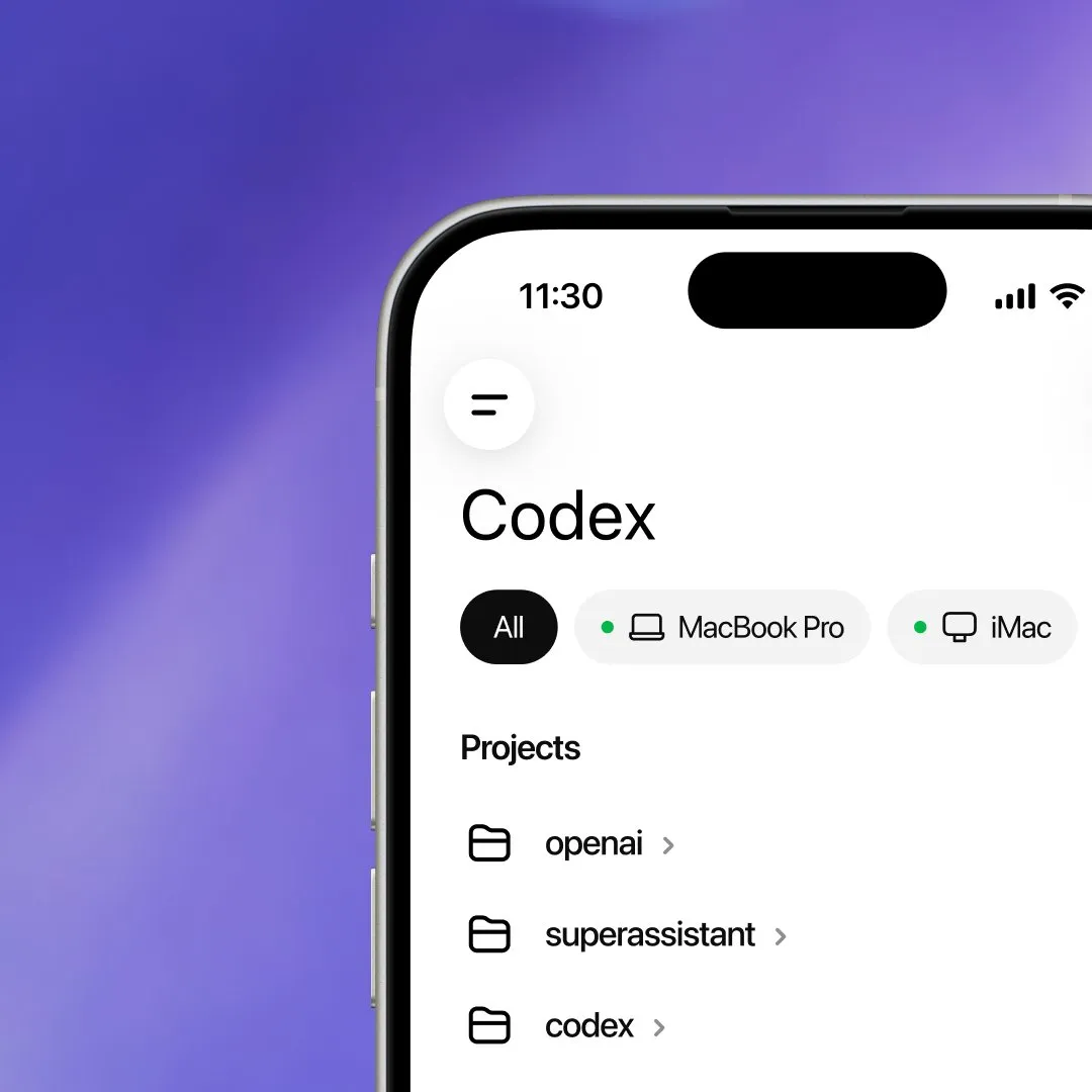 OpenAI, ChatGPT 모바일 앱에서 Codex 프리뷰 공개