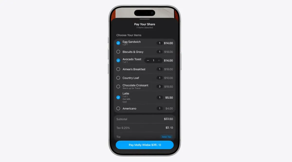 Apple, Siri In-Camera 로 계산서 나누기 기능 추가 — Apple Cash 연동