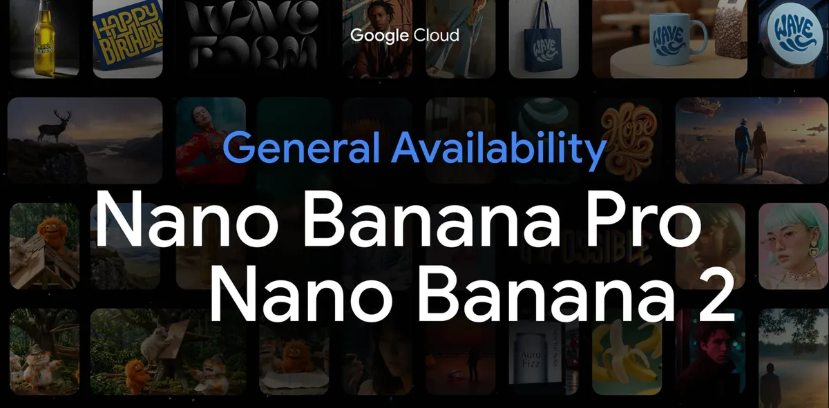 Google Cloud, Nano Banana 2 및 Pro 이미지 일반 공개