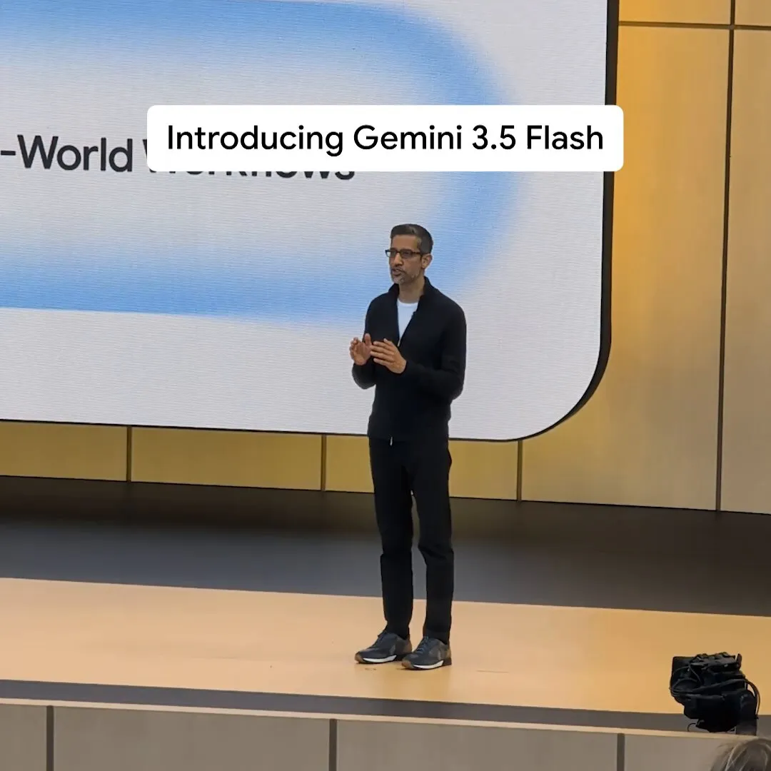 Google DeepMind Gemini 3.5 Flash 공식 출시 — 경쟁 모델 대비 속도 강조