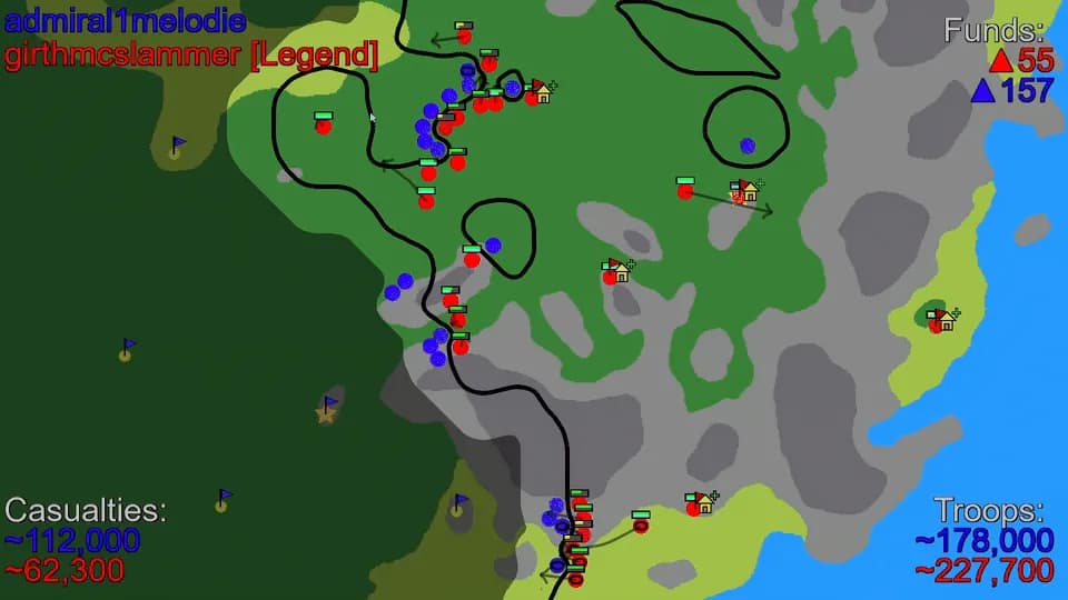 War of Dots: 수학으로 분석한 미니멀 RTS 전략