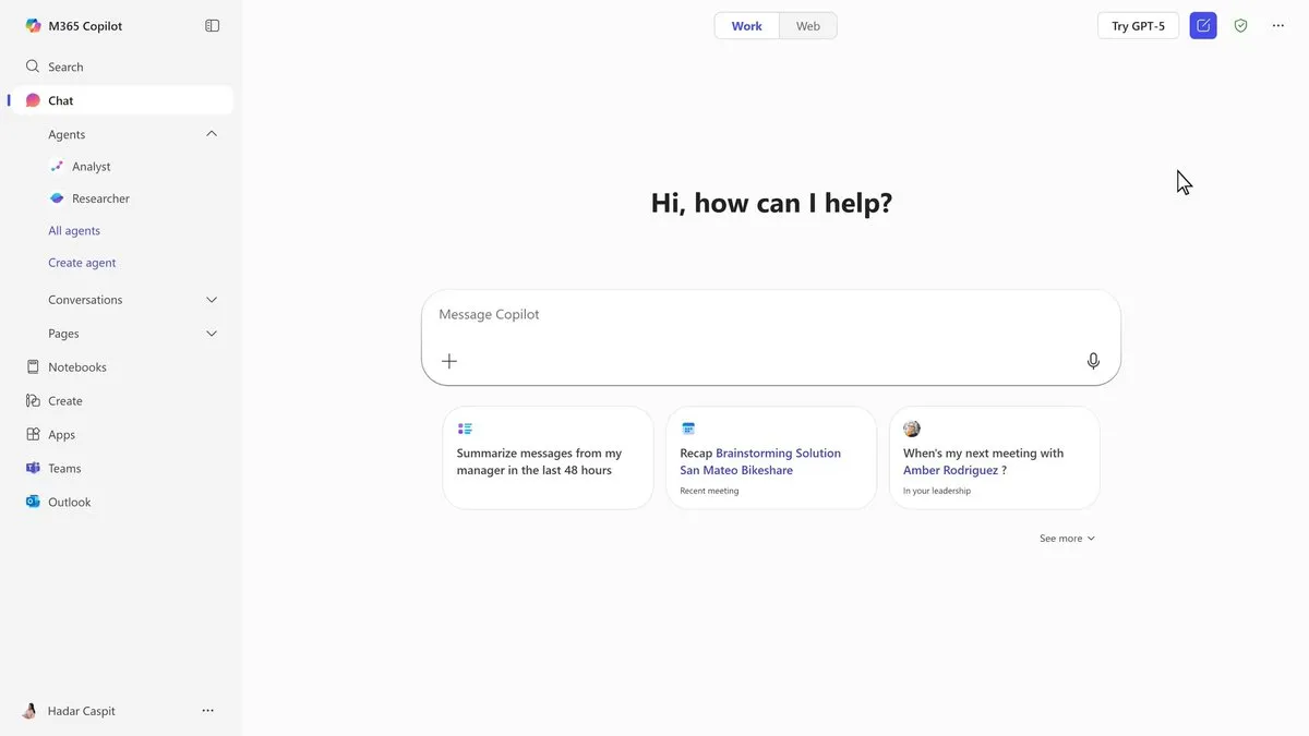 Nadella 'Review + prep me' — M365 Copilot 에이전트 기능 확장