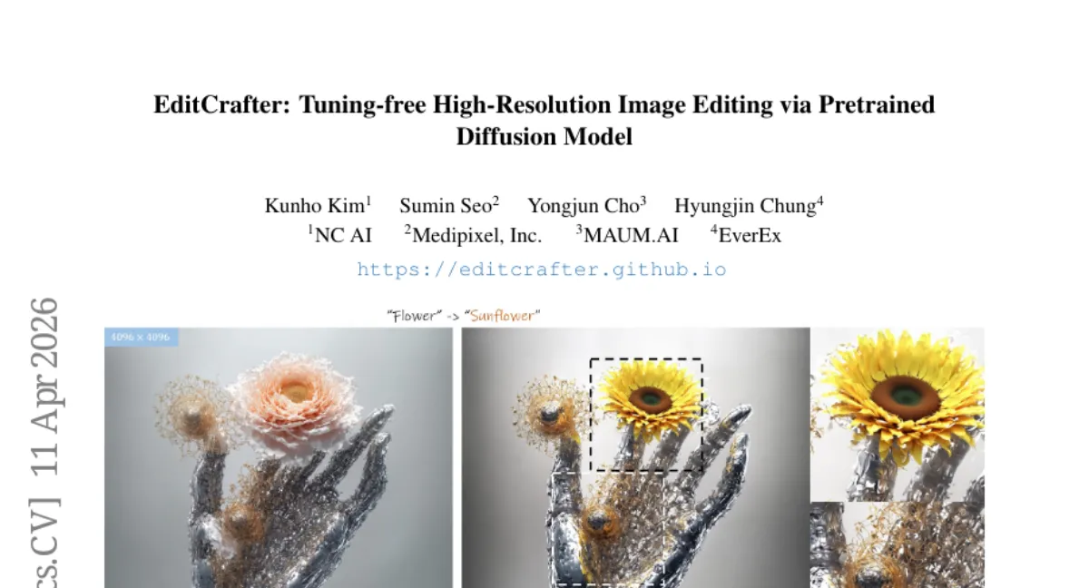 EditCrafter: tuning-free high-resolution image editing via tiled inversion and NDCFG++