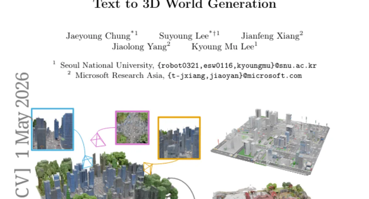 Map2World: 사용자 정의 세그먼트 맵 기반 3D 월드 생성 — 규모 일관성 및 유연성 확보