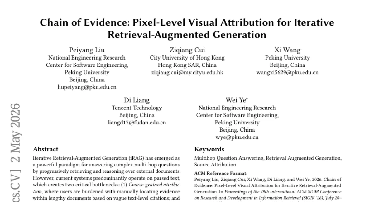 Chain of Evidence: 시각적 문서 추론을 위한 iRAG 프레임워크 — Qwen3-VL-8B로 텍스트 기반 대비 20%+ 성능 향상