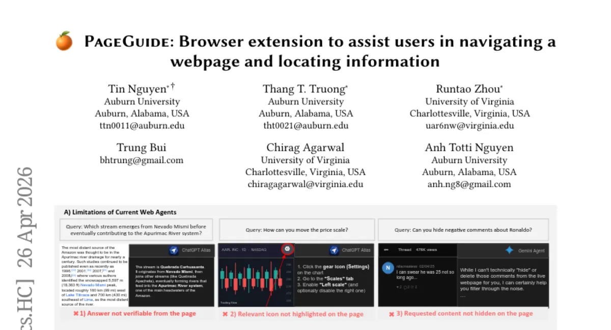PageGuide: 브라우저 확장으로 LLM 답변을 DOM에 직접 시각화 — 찾기·가이드·숨기기 3가지 모드로 사용자 효율 대폭 개선