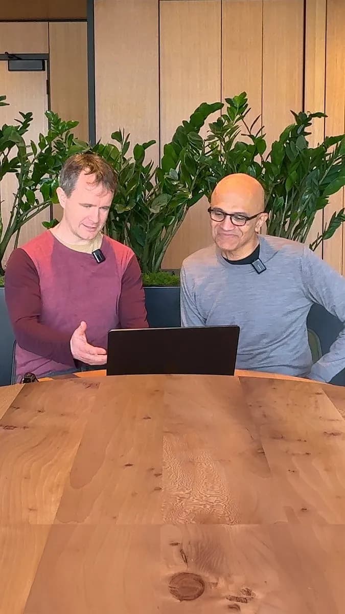 Nadella 'Excel 챔피언과 대화' — MS AI·Copilot 전략 신호