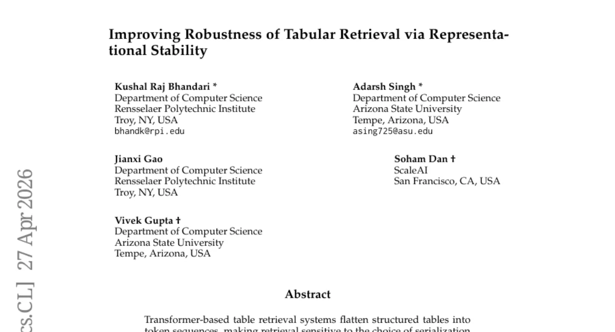 테이블 직렬화 방식에 따른 임베딩 불안정성 해결 — Centroid 정렬로 검색 일관성 개선