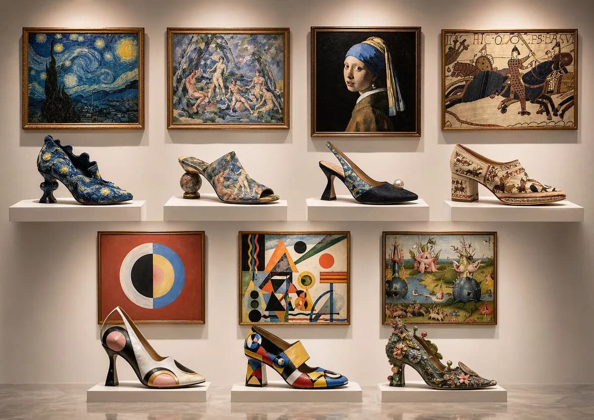 Ethan Mollick: AI가 신발 갤러리와 의상을 예술 작품에 매칭 — 창의성의 새로운 경계