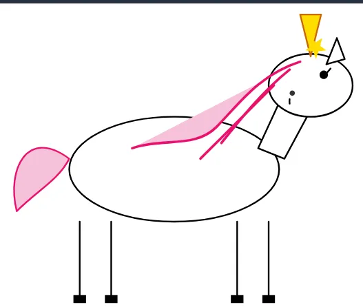 Ethan Mollick 'DeepSeek v4 Pro에서 첫 TiKZ Sparks 유니콘' — 생성 능력 과시