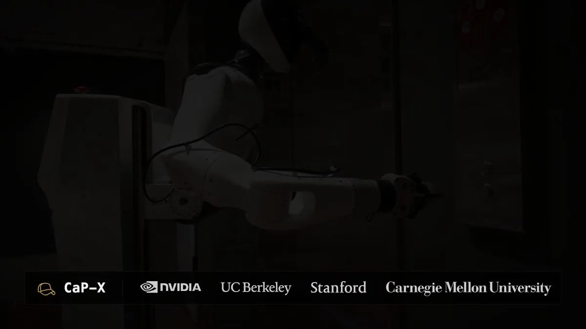 Jim Fan, CaP-X 오픈소스 공개 — 'Voyager가 현실 로봇팔로 졸업'