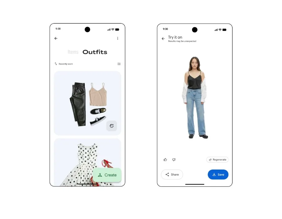 Google 포토, AI 옷 입히기 기능 — 갤러리 사진으로 가상 피팅